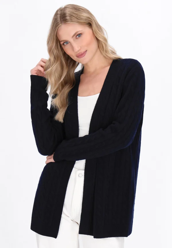 Strickjacke - navy
