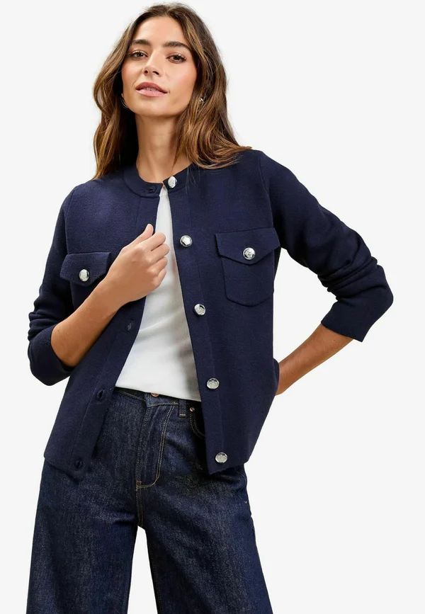 Strickjacke - navy