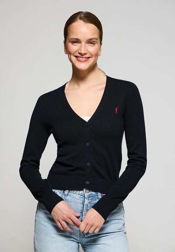 Strickjacke - navy