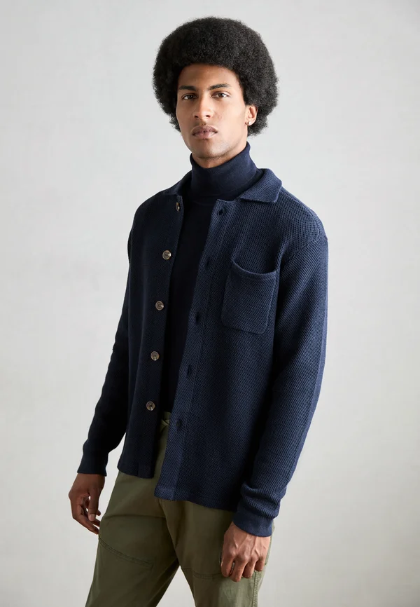 Strickjacke - navy