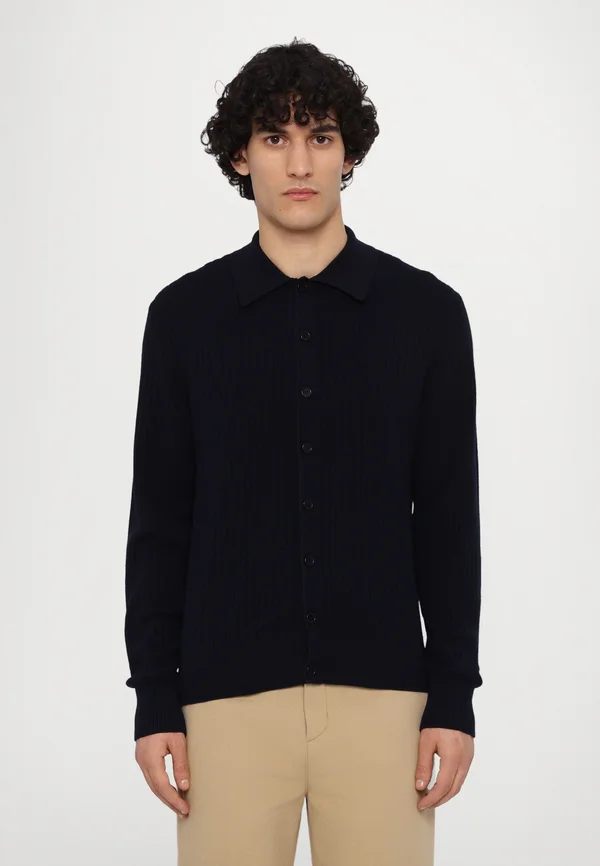 Strickjacke - navy