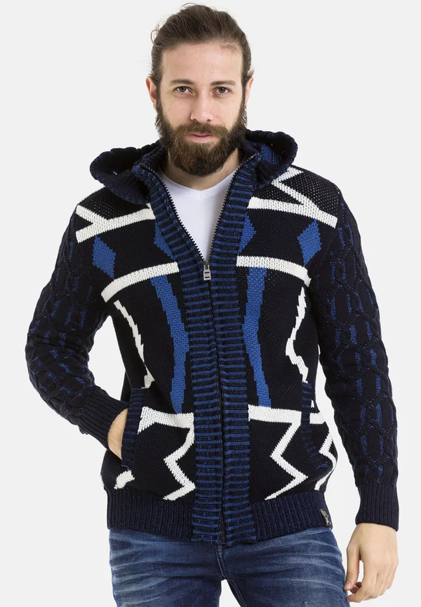Strickjacke - navyblue