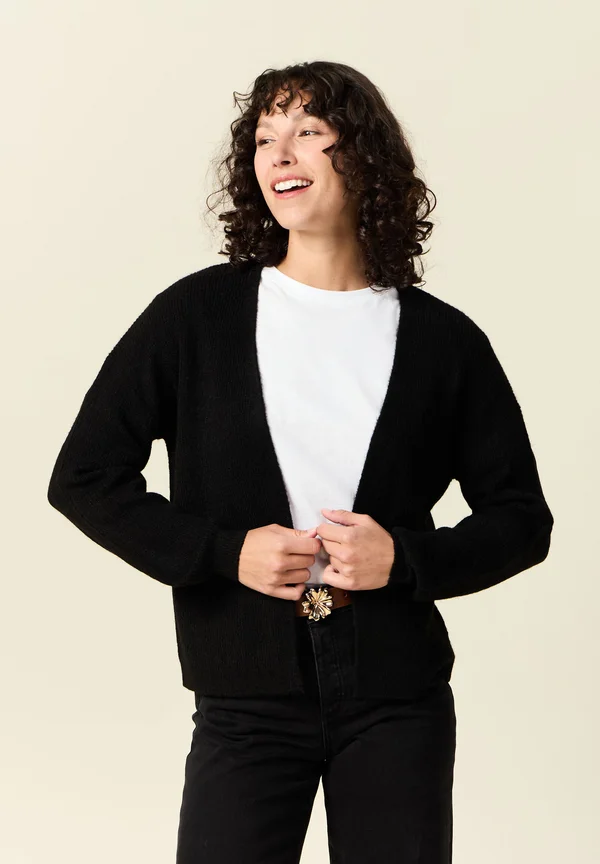 Strickjacke - noir