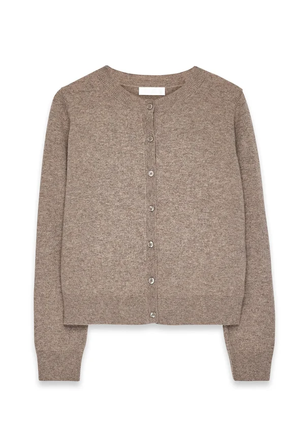 Strickjacke - nougat
