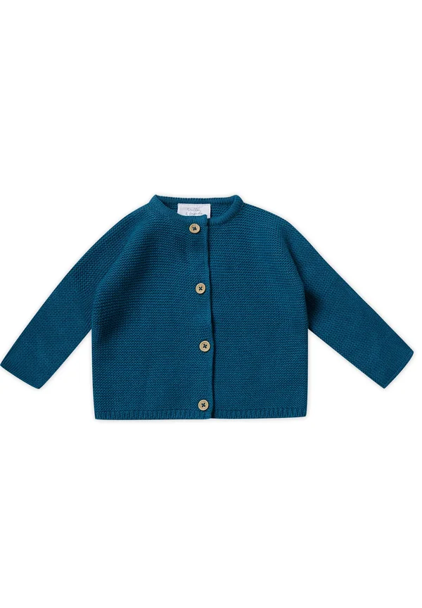Strickjacke - ocean blue