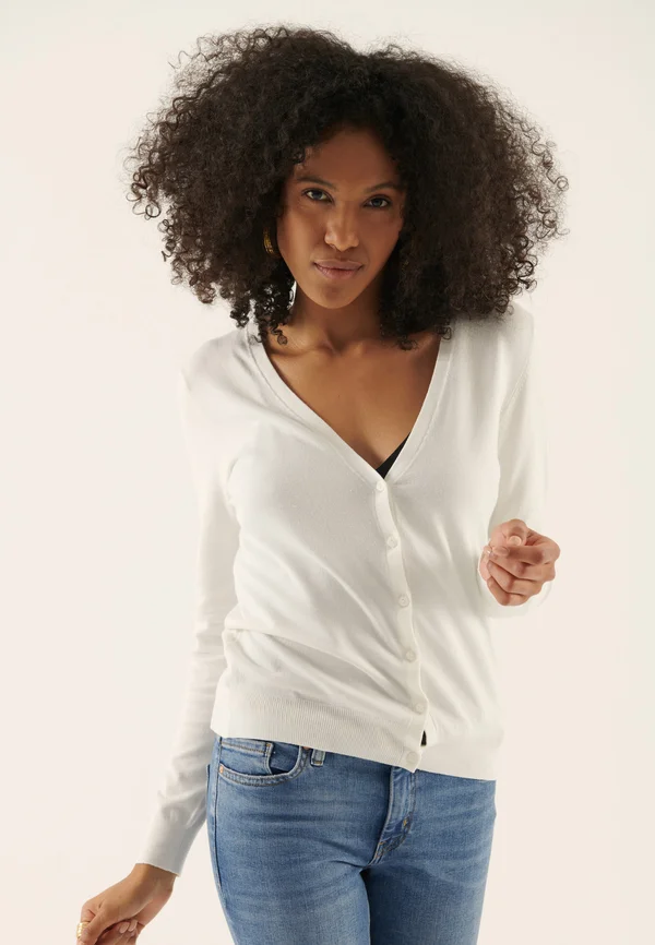 Strickjacke - off-white