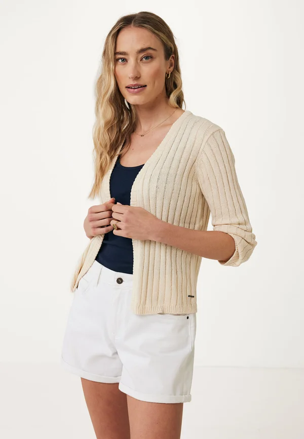 Strickjacke - off white