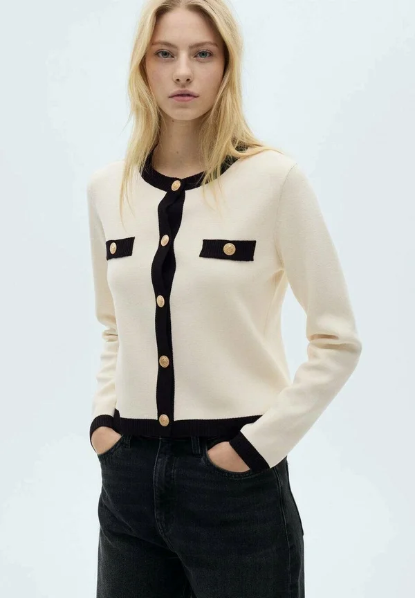 Strickjacke - off-white