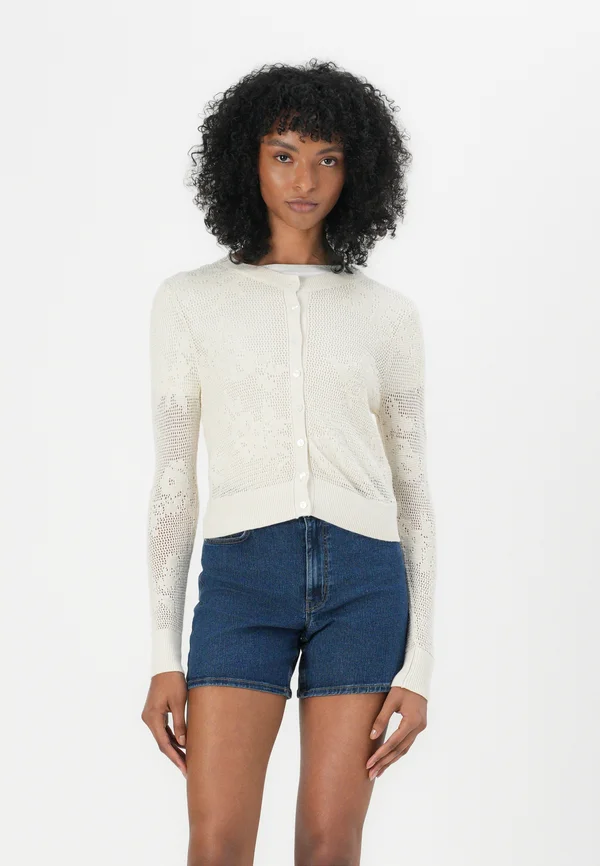 Strickjacke - off white
