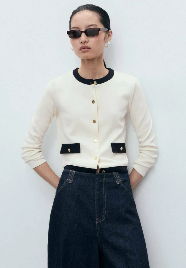 Strickjacke - off-white