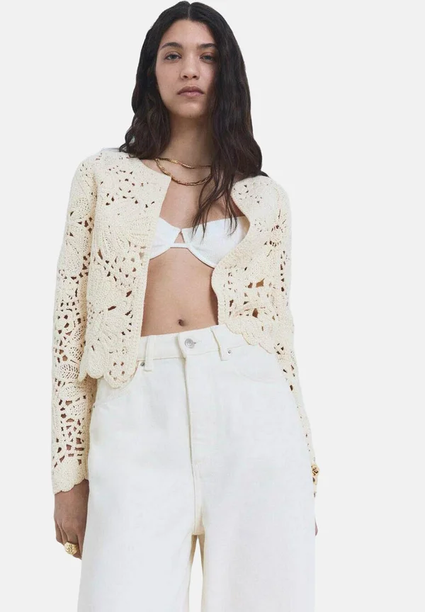 Strickjacke - off white