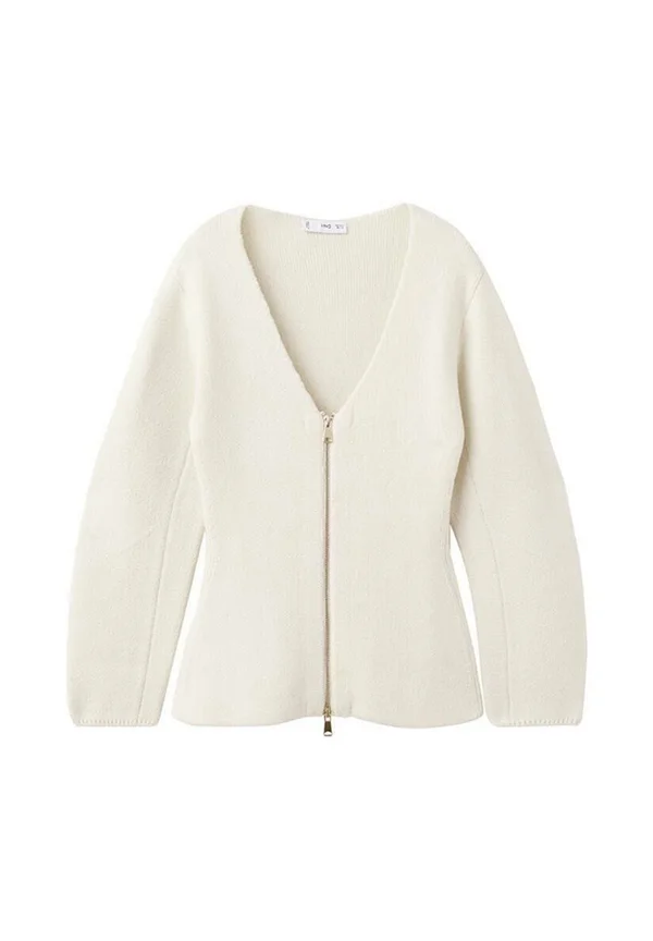 Strickjacke - off-white