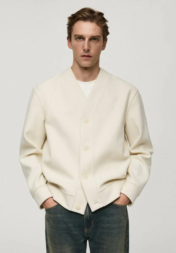Strickjacke - off-white