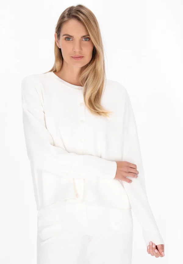 Strickjacke - offwhite