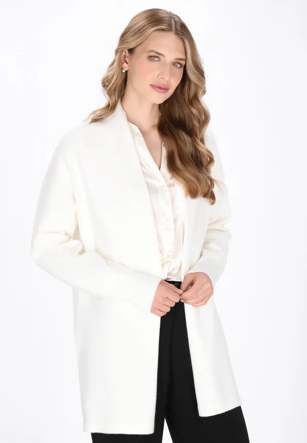 Strickjacke - offwhite