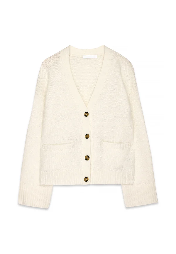Strickjacke - offwhite
