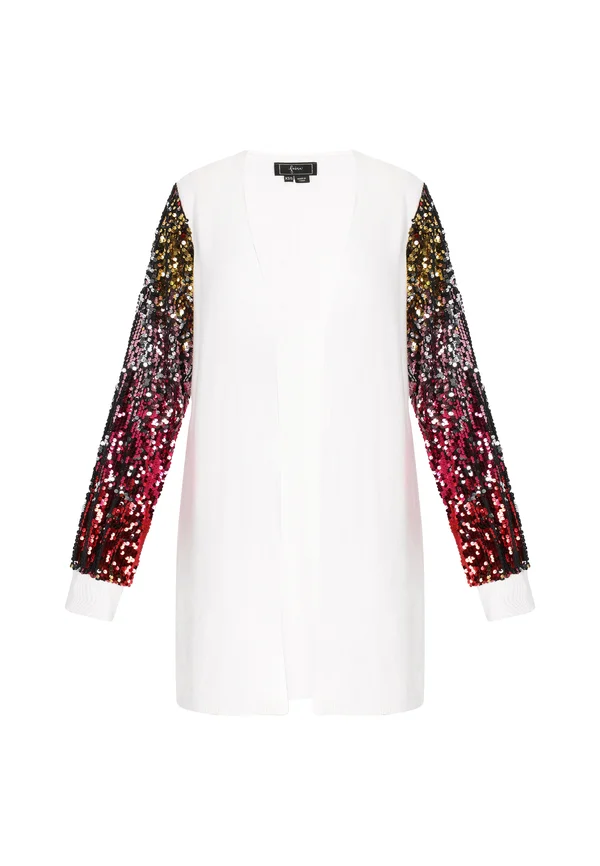 Strickjacke - offwhite