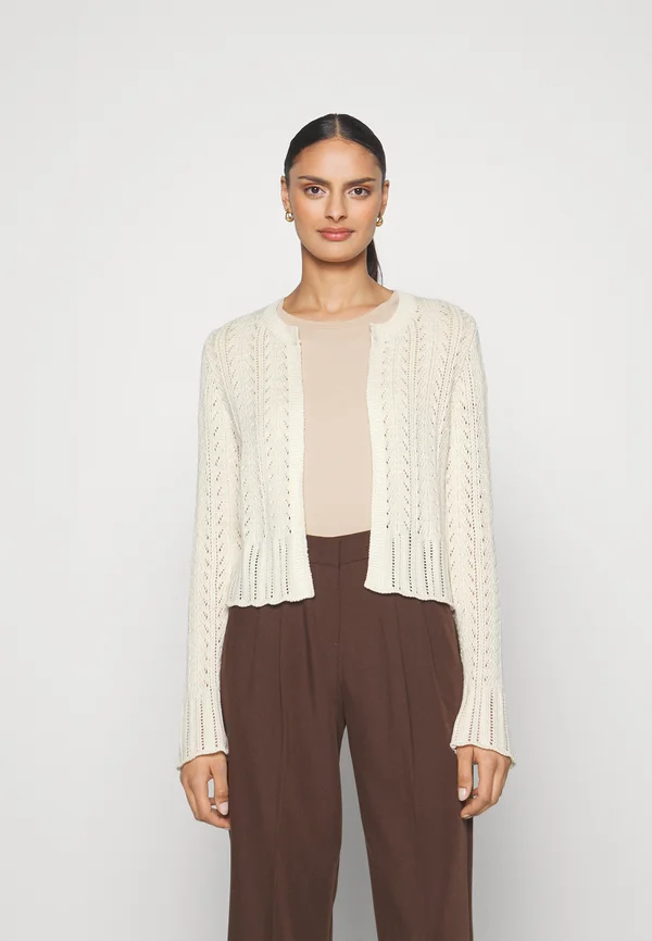 Strickjacke -  offwhite