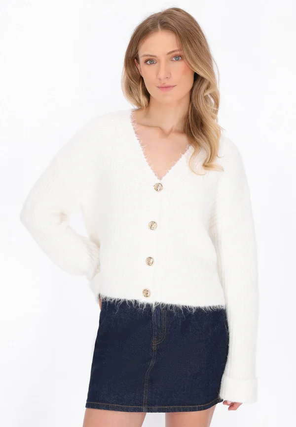 Strickjacke - offwhite