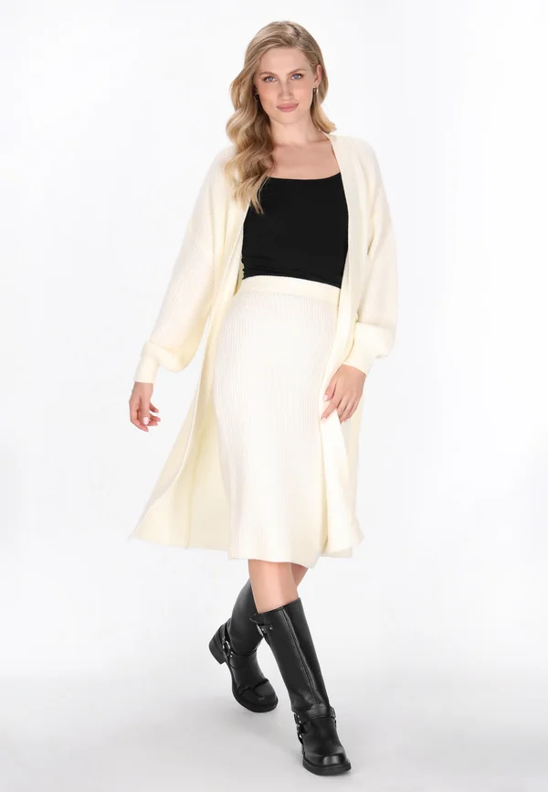 Strickjacke - offwhite