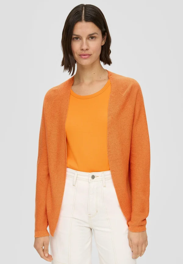 Strickjacke - orange