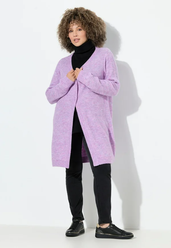 Strickjacke - pale plum