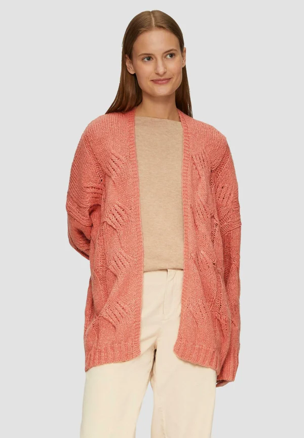 Strickjacke - papaya