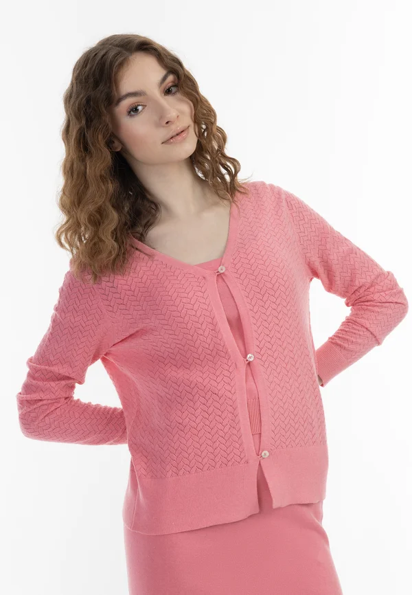 Strickjacke - pink