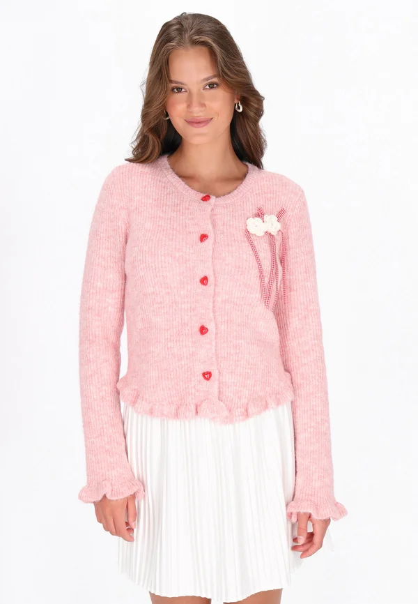 Strickjacke - pink
