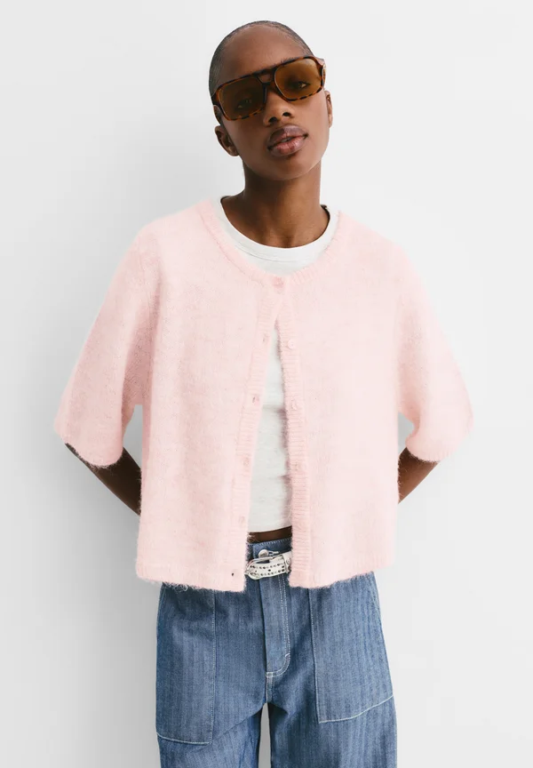 Strickjacke - pink