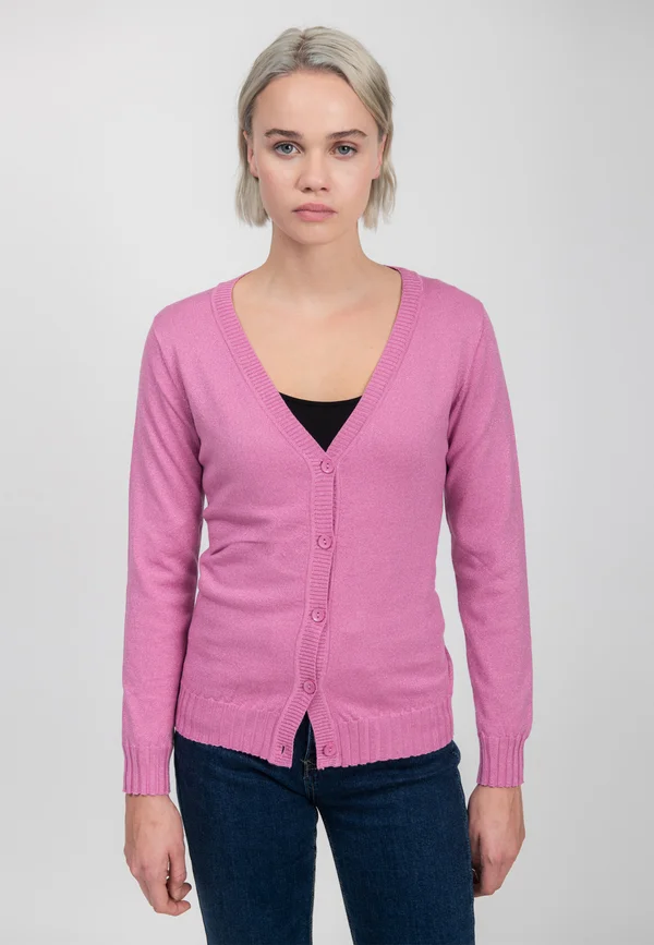 Strickjacke - pink