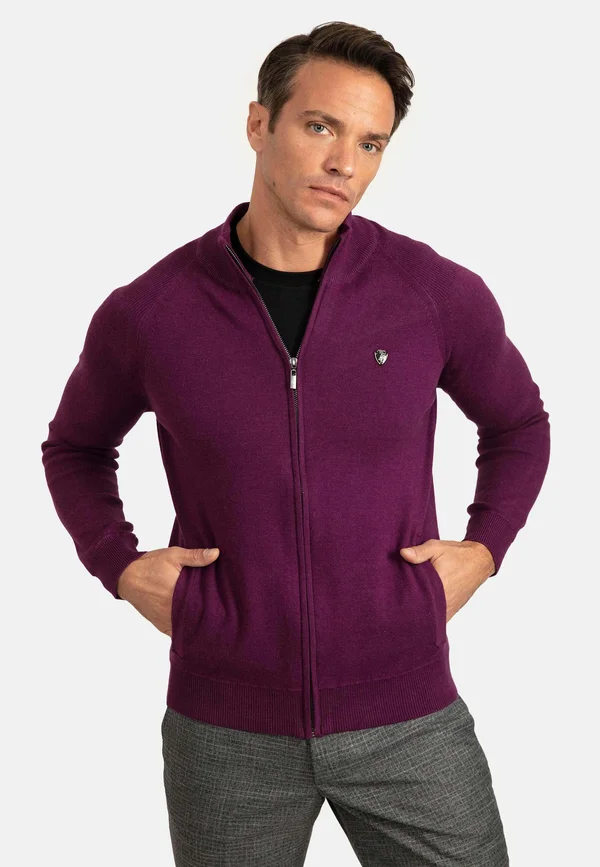 Strickjacke - purple