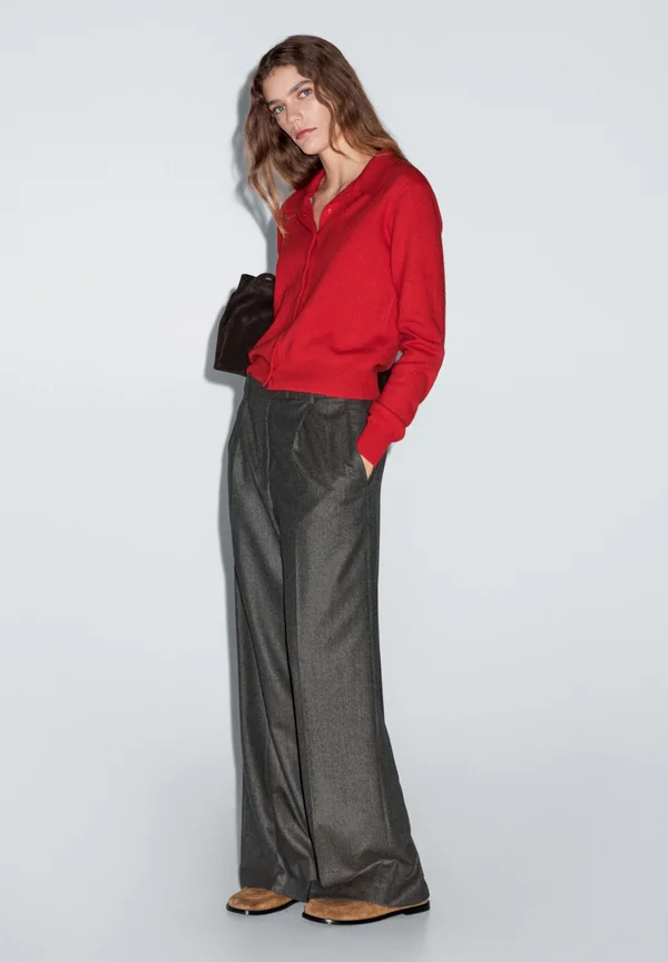 Strickjacke - red