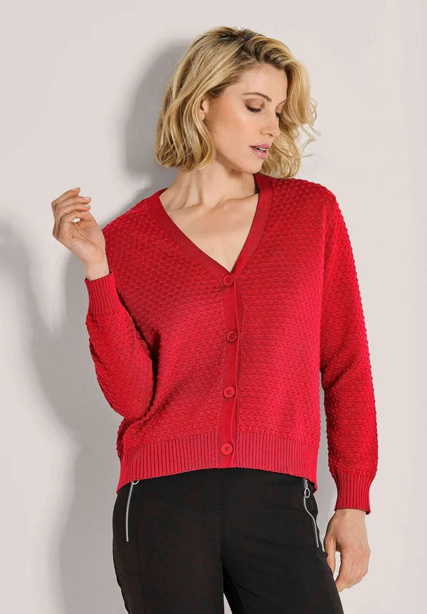 Strickjacke - red