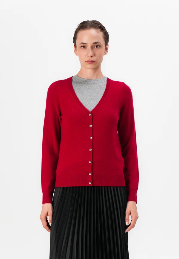 Strickjacke - red