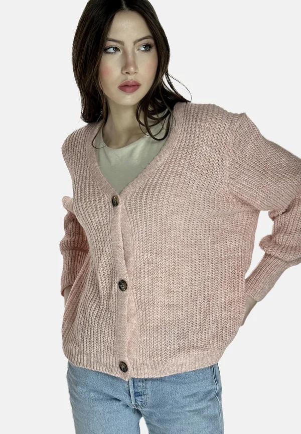 Strickjacke - rosa
