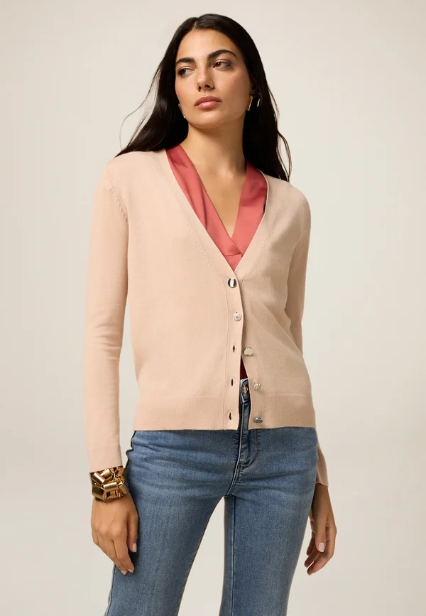 Strickjacke - rosa