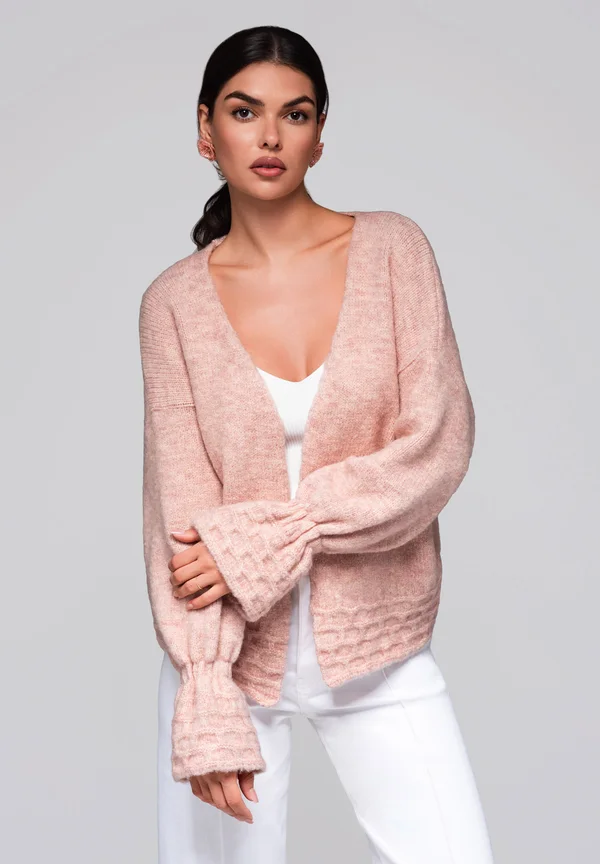 Strickjacke - rose