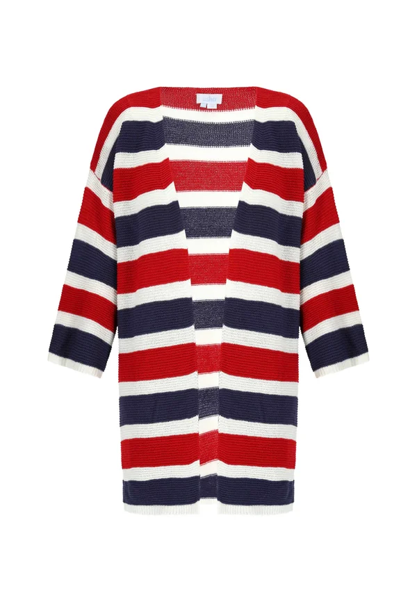 Strickjacke - rot weiss blau