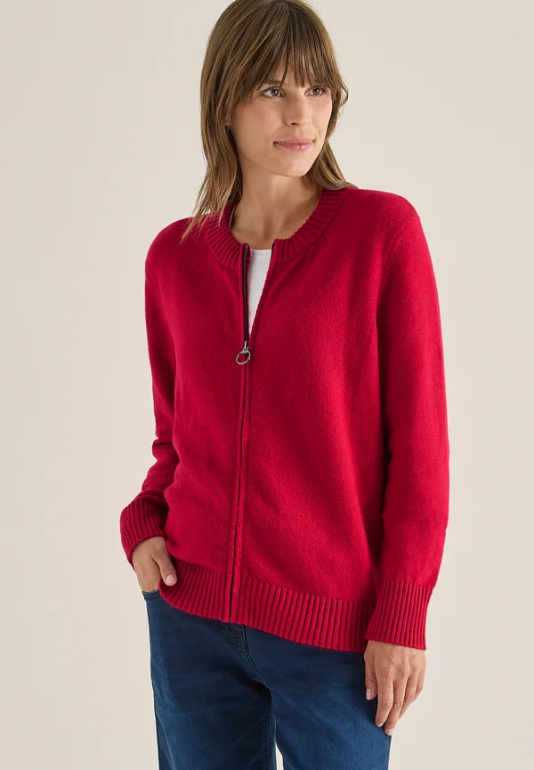 Strickjacke - rot