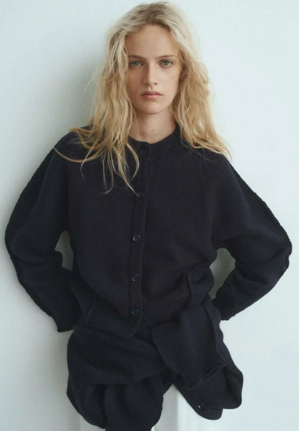 Strickjacke - royal blue