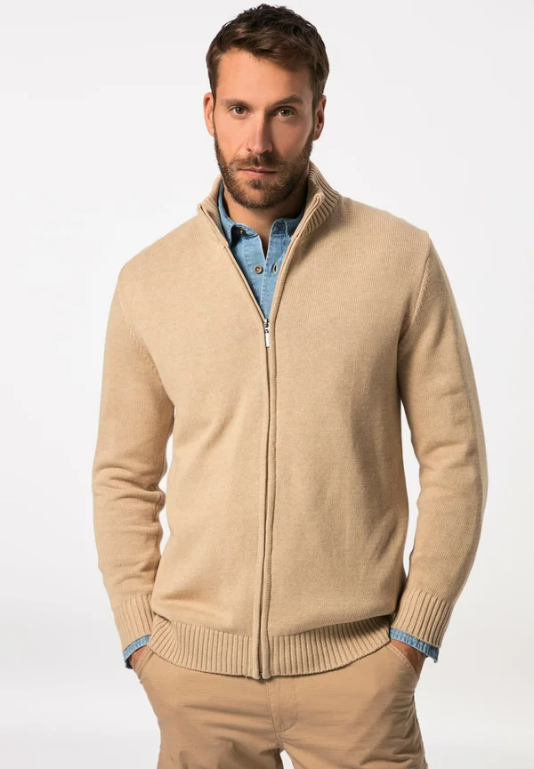 Strickjacke - sand