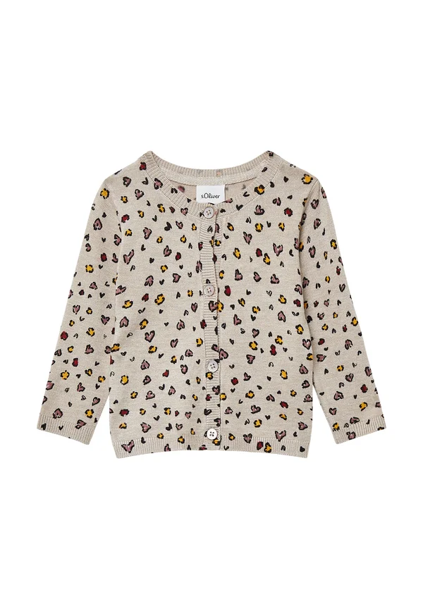 Strickjacke - sandstein