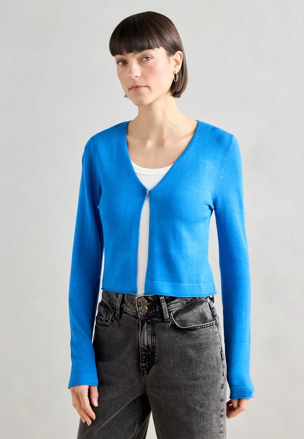 Strickjacke - saphir