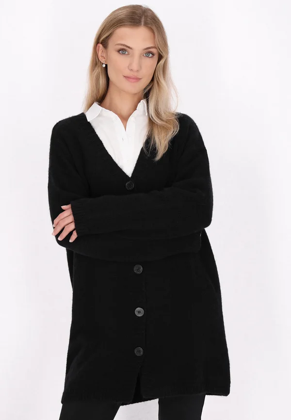Strickjacke - schwarz