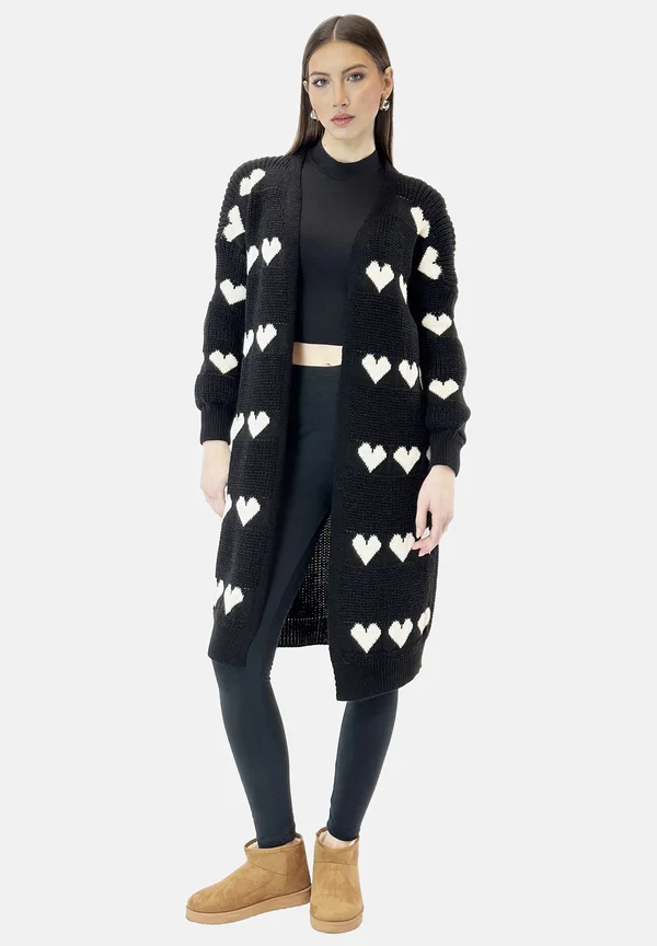 Strickjacke - schwarz