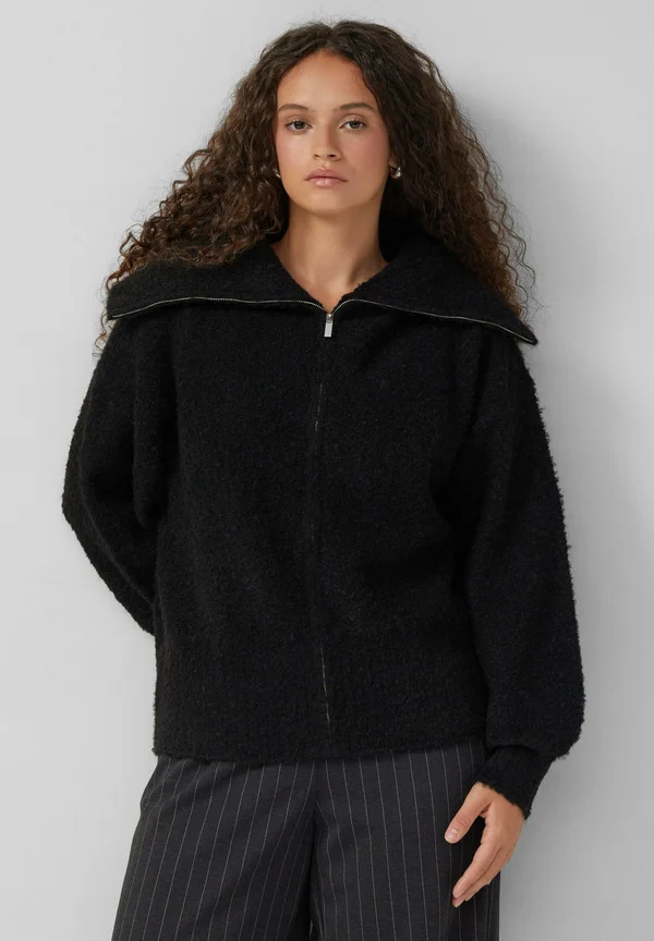 Strickjacke - schwarz