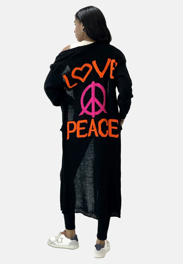 Strickjacke - schwarz