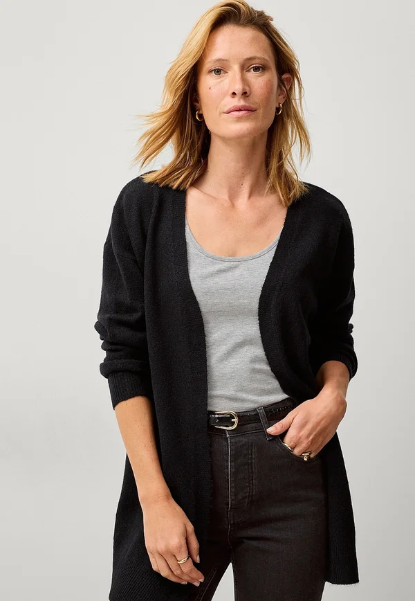 Strickjacke - schwarz
