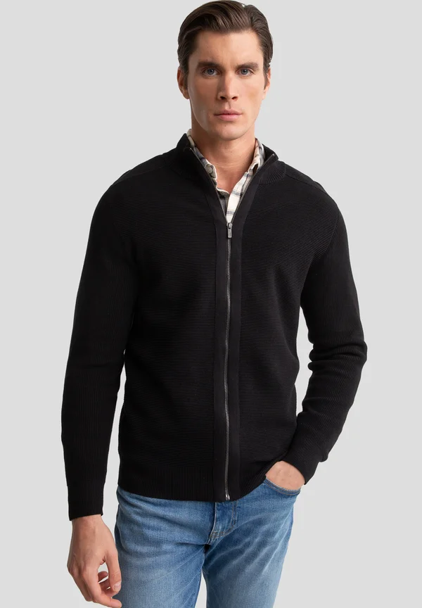 Strickjacke - schwarz
